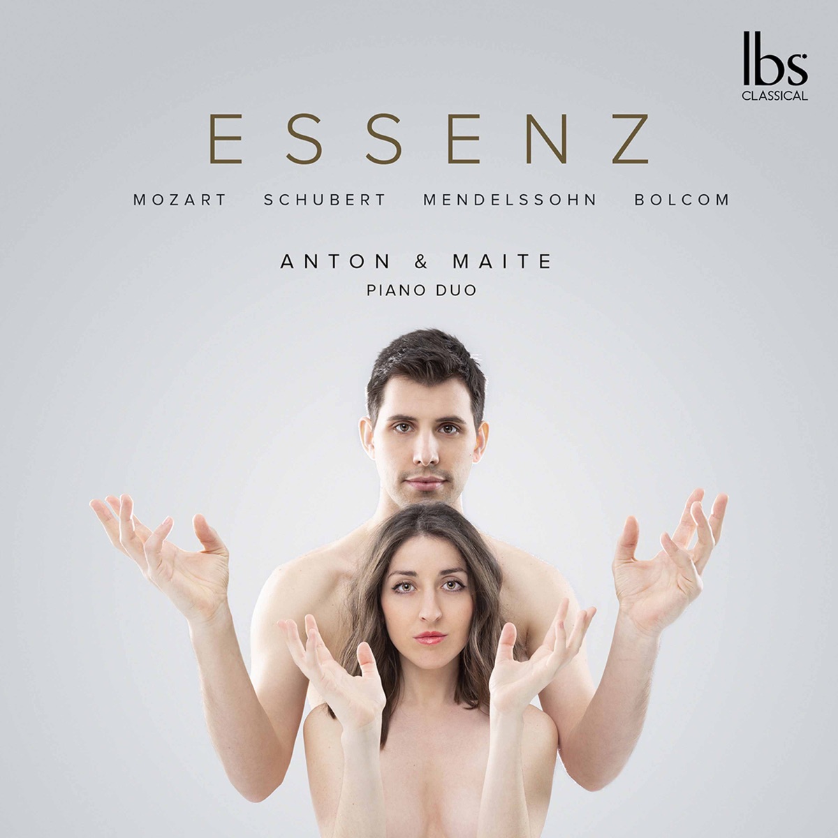 Carátula oficial de Essenz · Anton & Maite Piano Duo · IBS Classical.
