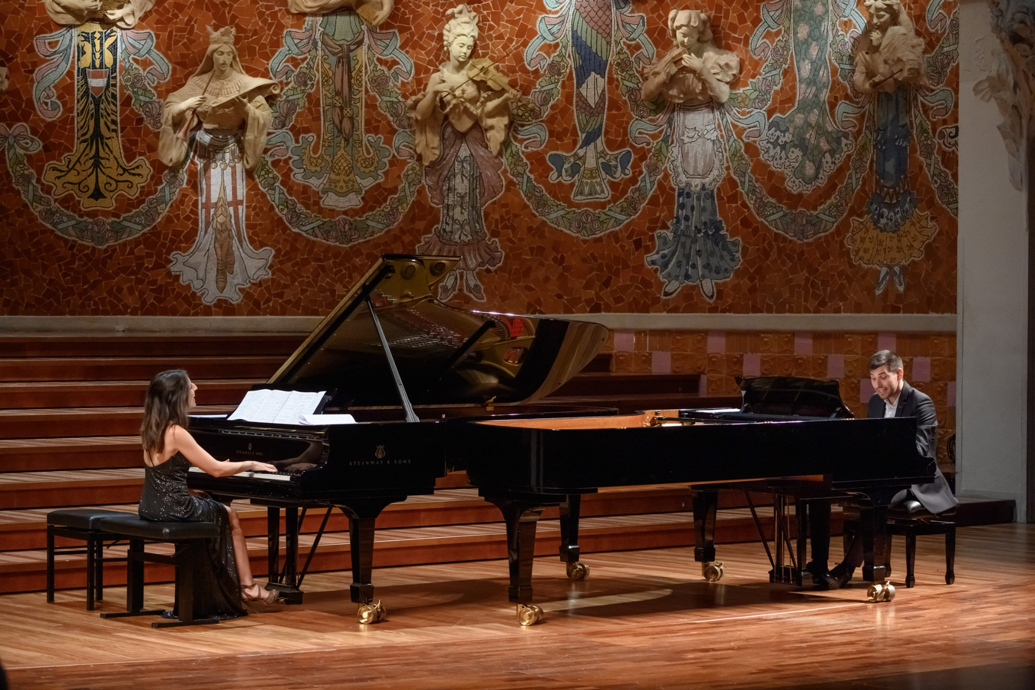 Anton & Maite · Palau de la Música Catalana · © A. Bofill