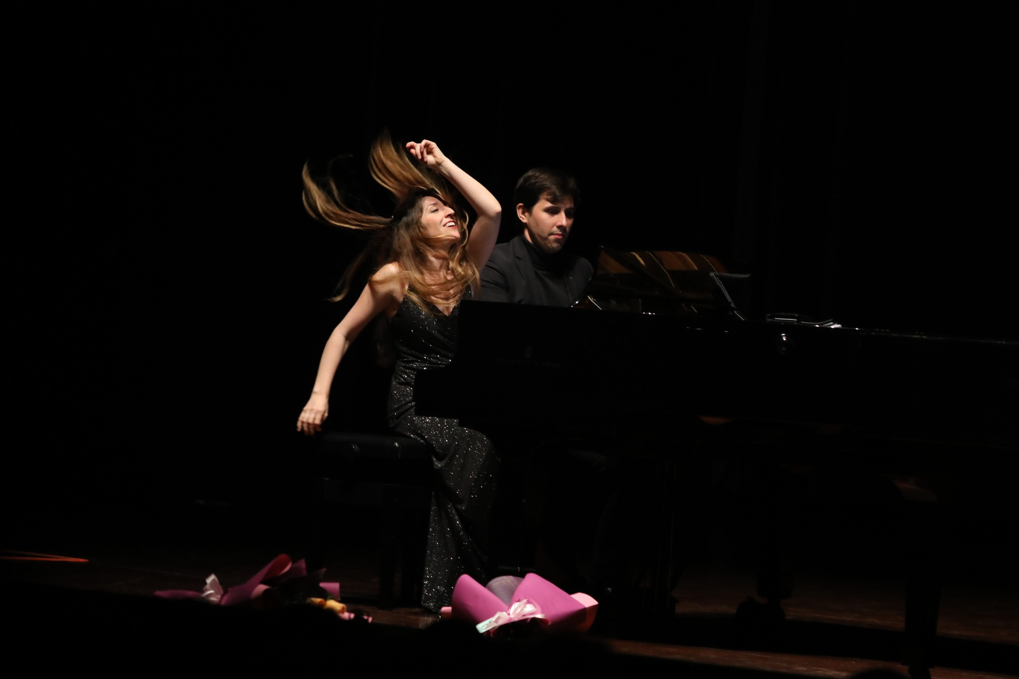 Anton & Maite · En escena